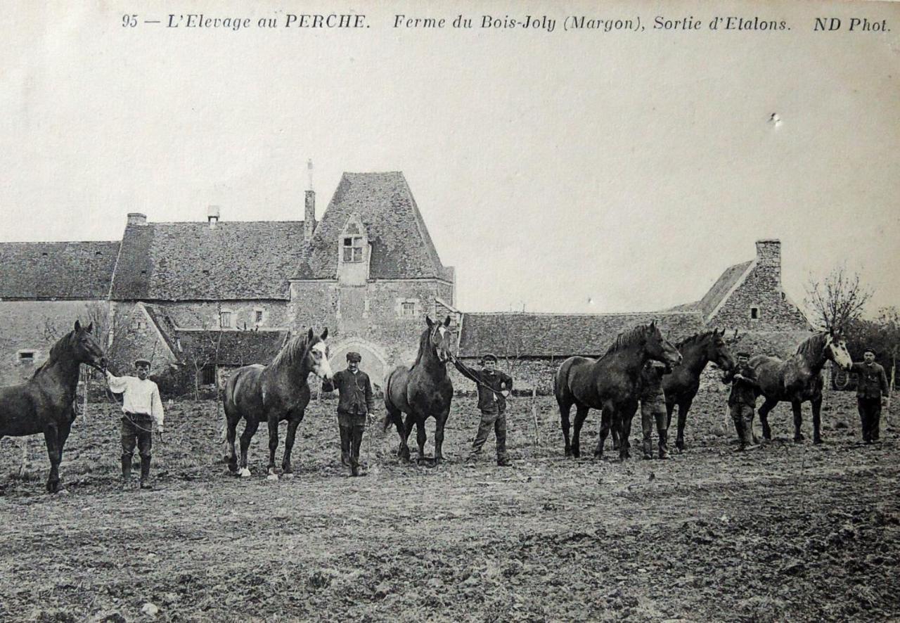 Manoir Du Bois Joly - Roulotte Vintage Guest House Margon  ภายนอก รูปภาพ